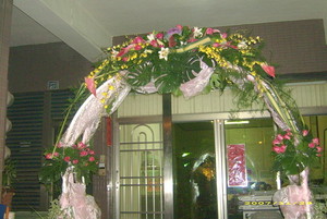 婚禮、鮮花拱門